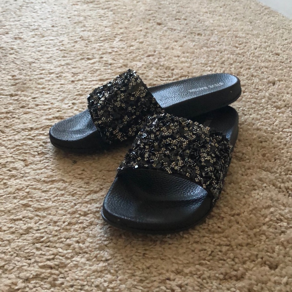 Steve Madden Cady black slides